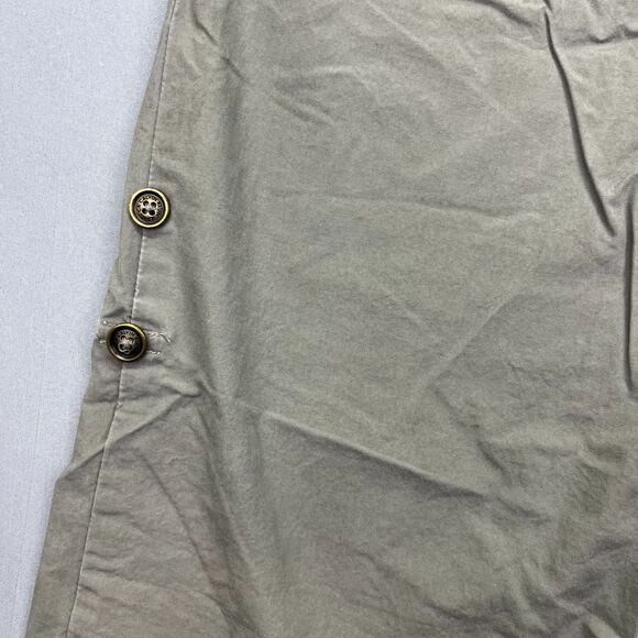 Calvin Klein Pants Women's Size 10 Zip Cargo Pockets Gray Cuffed - Picture 13 of 16